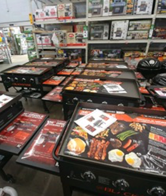 Black Stone Griddle Walmart Diplay